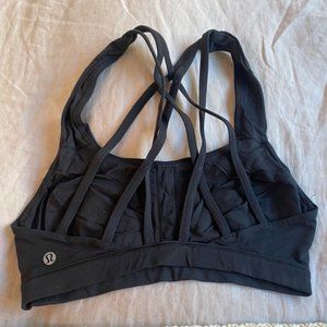 Lululemon Black Sports Bra Size 4